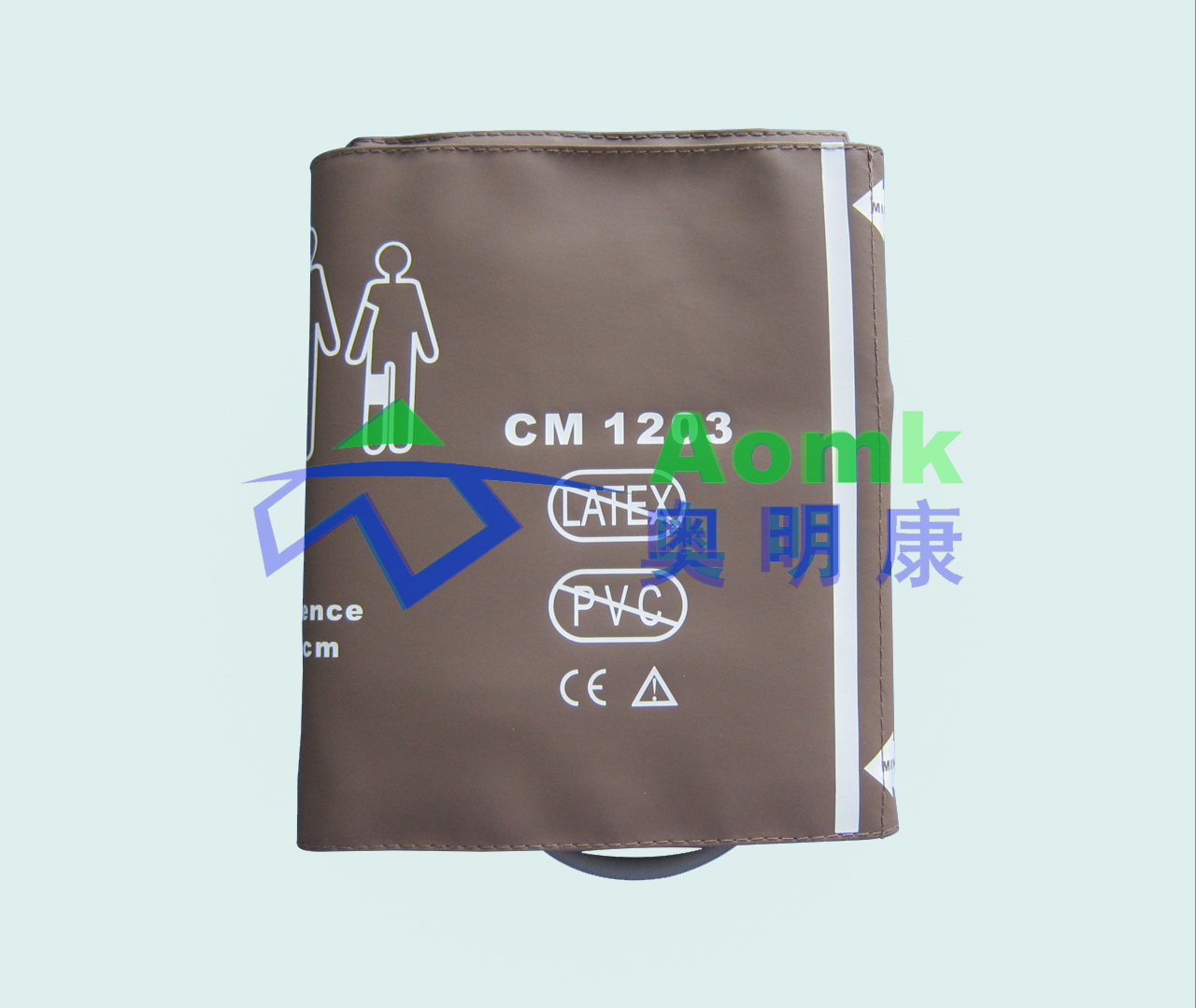 大图-CM1203成人血压袖套咖啡色PU02