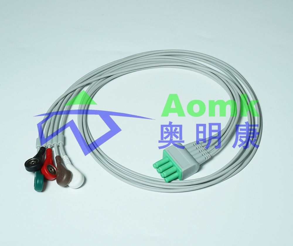 ECG lead wire splitter (Mindray telemetry split five lead ECG buckle type American standard) AE062S5SA