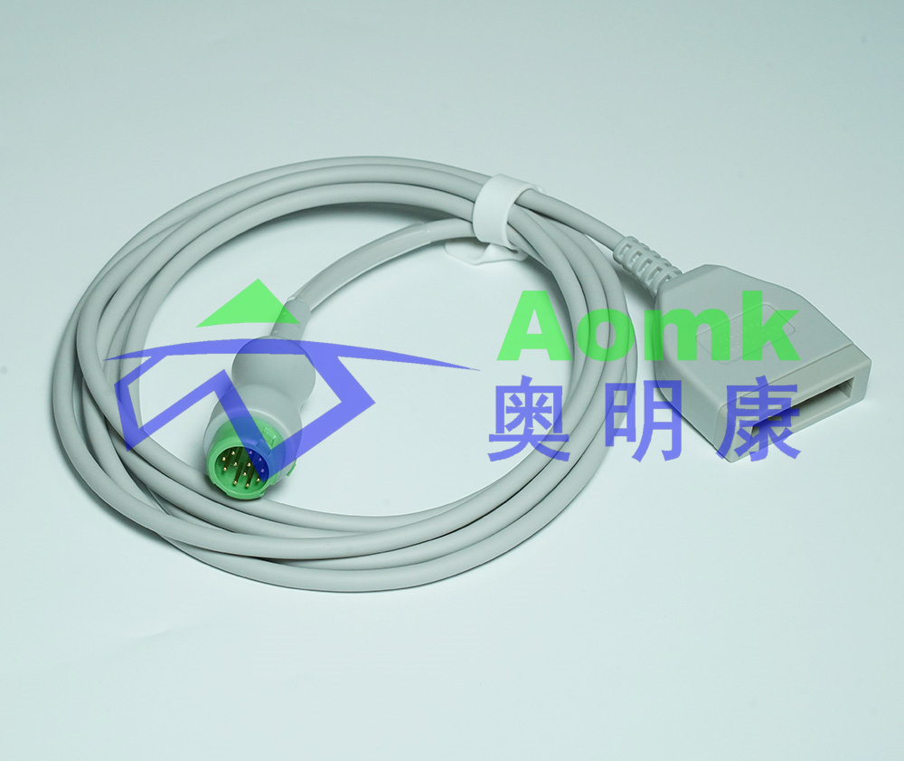 心电导联线电缆（迈瑞T5西门子型-12针分体5导心电电缆美标）AE078S5OI