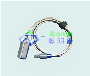 6PIN双-血氧延长线（转灰色DB9F大透明盖）02