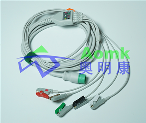 ECG lead 3.5M (Coman 12 pin integrated five lead clip on American standard) AE070I5CI
