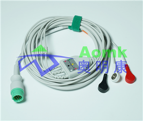 ECG lead 3.5M (Mindray 12 pin integrated three conductor American standard buckle type) AE039I3SA