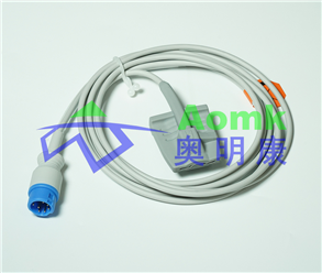 Repetitive pulse oximetry sensor 3.0M (Mindray T5 round head 7PIN adult finger cuff probe) 003-0102
