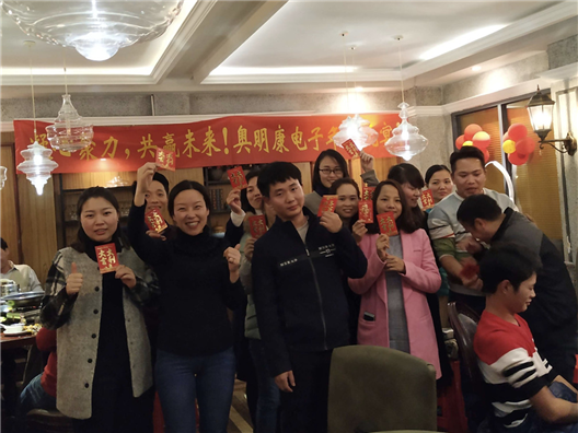奥明康电子年会晚宴